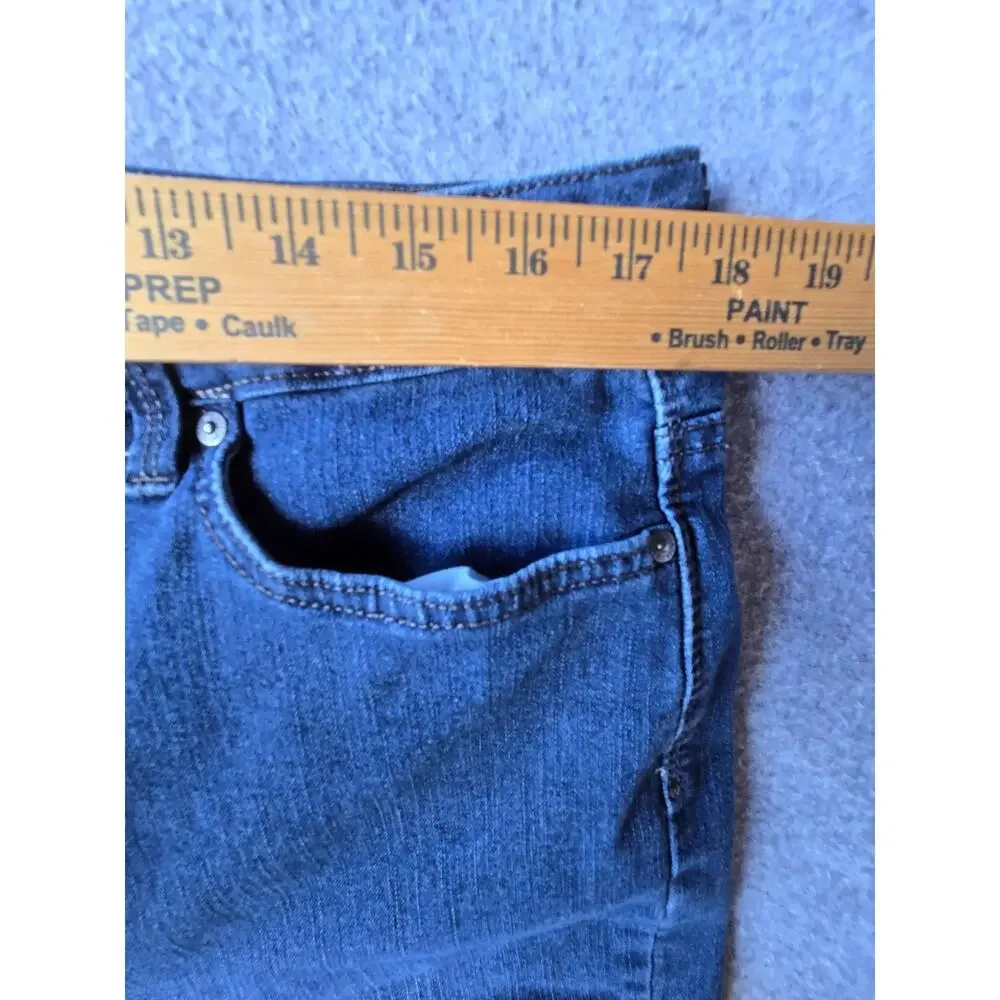 Gloria Vanderbilt Women's Jeans Amanda Slim Med Wash High Rise Size 18 (35x30)